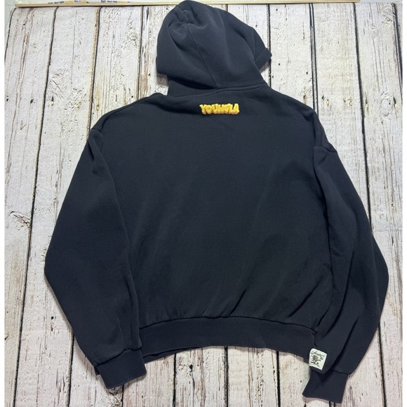 YoungLA #W528 Tom & Jerry Pullover Oversized Hoodie Black Medium SOLD OUT NWT - Picture 12 of 12